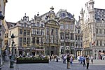 La Grand Place: &nbsp;a row of shops and restaurants along the south side