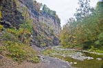 Taughannock Creek just below the lower fall.