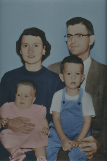 Dave and Margy on their honeymoon, 1947.
